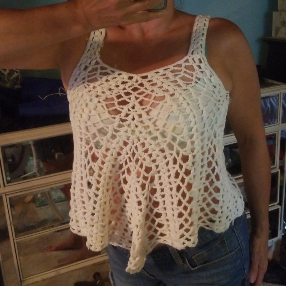 Crocheted top